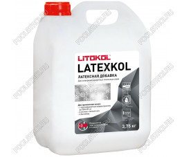 Добавка к клею латексная LATEXKOL-м белая (канистра) 3,75 кг Добавка к клею латексная LATEXKOL-м белая (канистра) 3,75 кг