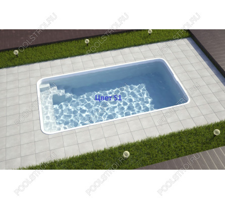 Композитный бассейн Ривьера 1000 ECOLINE (10х3.6х1.5м)