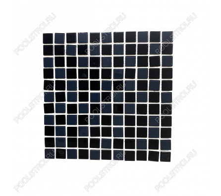 Мозаика стеклянная Aquaviva Сristall Black&Gray