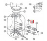 Уплотнительное кольцо NCX12046 для соединительной муфты клапана Hayward